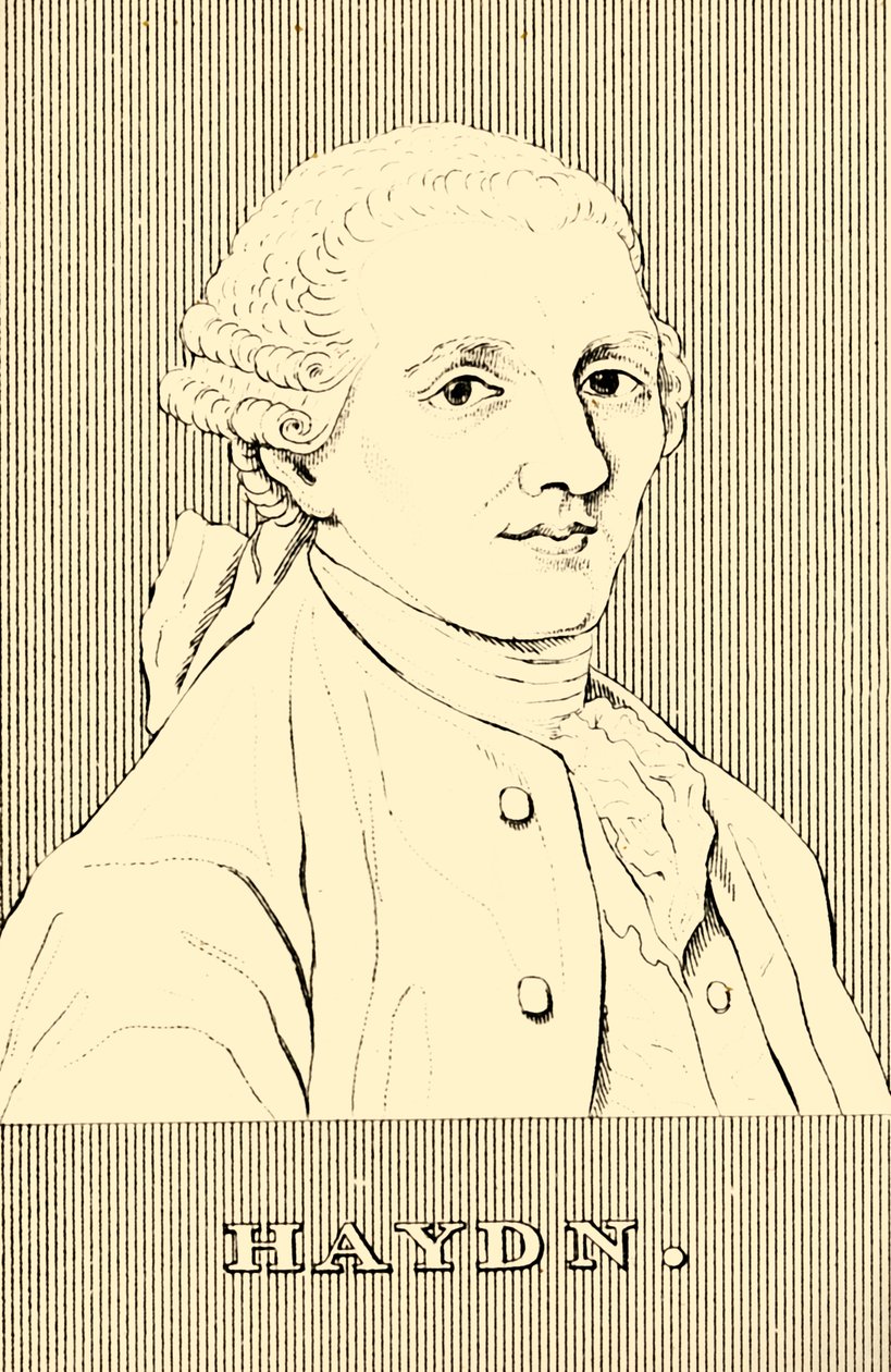 海顿（Haydn），1732 -1809，1830。 作者 不明