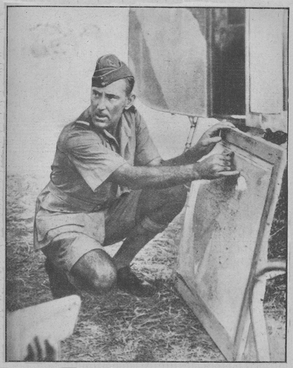 1943-44年，他击倒了地中海的德国空军 作者 不明