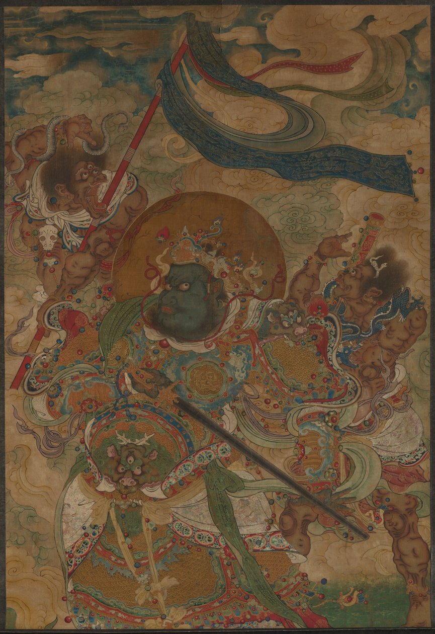 天王Virudhaka，1368-1644年。 作者 不明