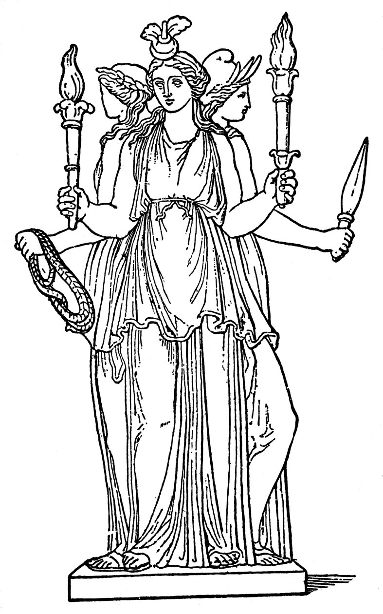 赫卡特，女神魔法，幽灵和巫术 作者 不明
