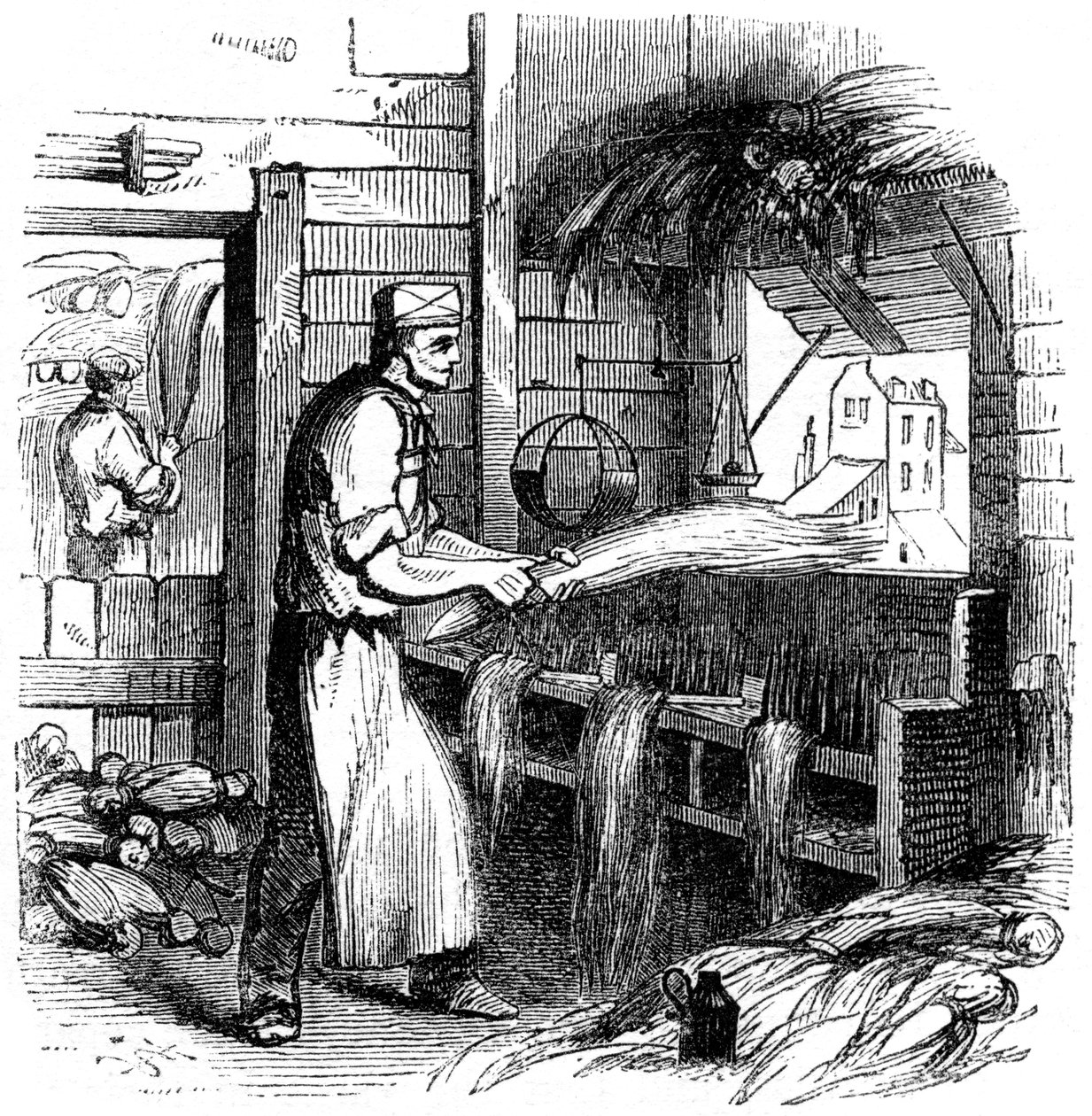 乱麻，1866年 作者 不明