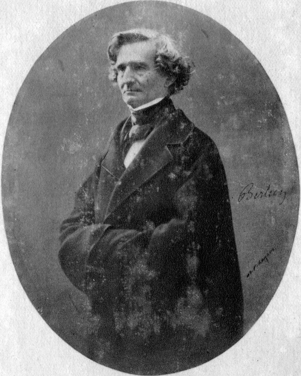 赫克托·柏辽兹（Hector Berlioz），法国浪漫作曲家，c1845-1869年 作者 不明