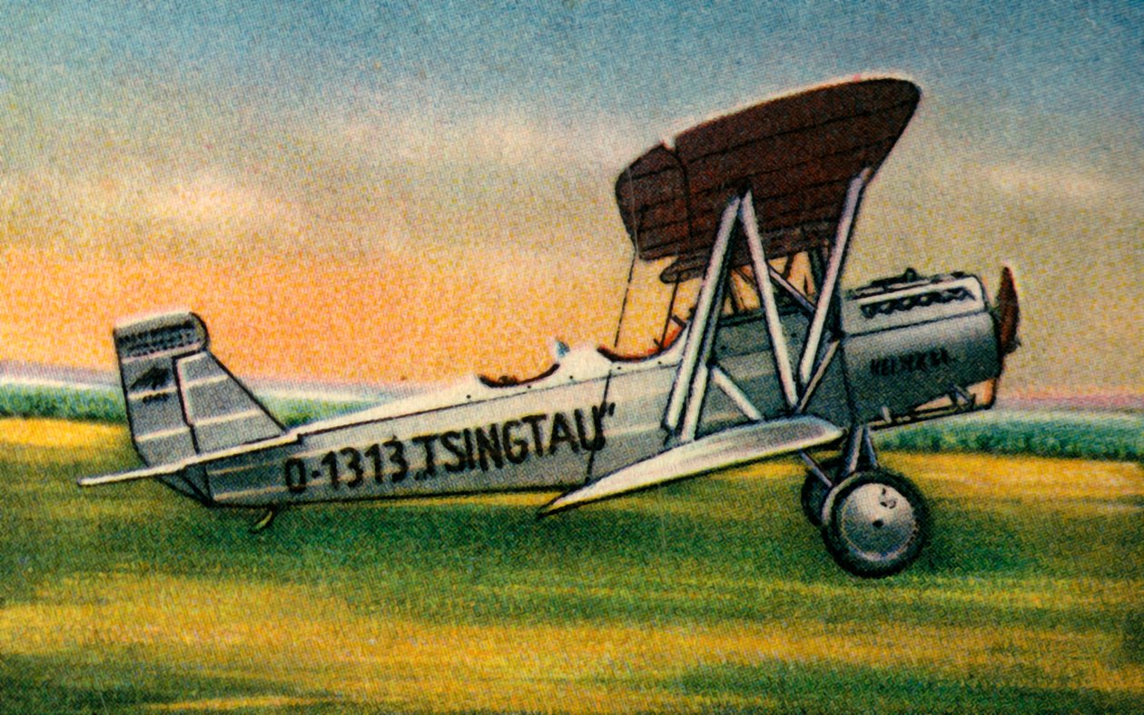 Heinkel HD 24 L青岛陶飞机，1920年代，1932年。 作者 不明