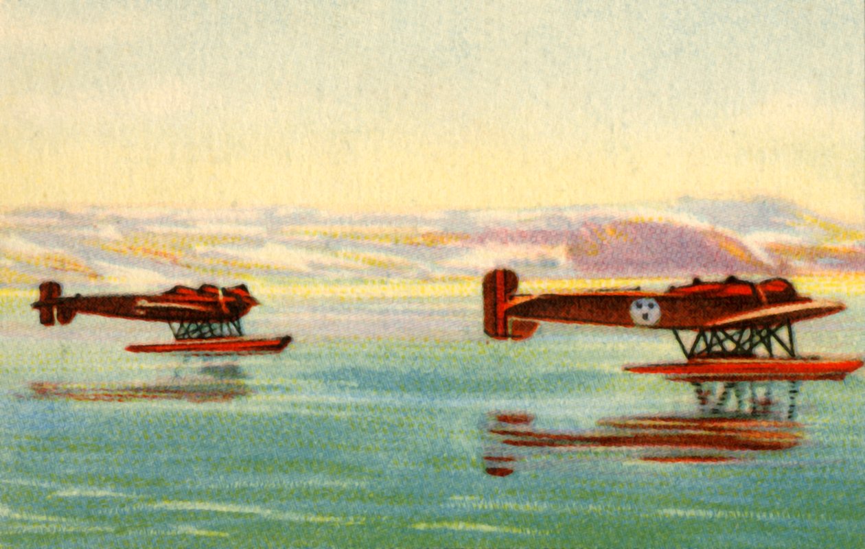 Heinkel HE 5水上飞机用于寻找北极的Umberto Nobile，1928年，1932年。 作者 不明