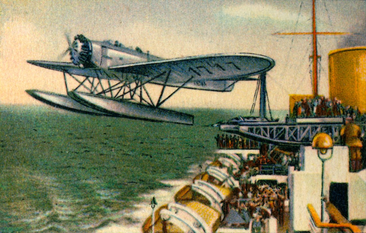 Heinkel He 58水上飞机，1920年代，1932年。 作者 不明
