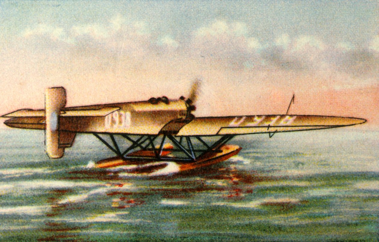 Heinkel He 5b水上飞机，1920年代，1932年。 作者 不明