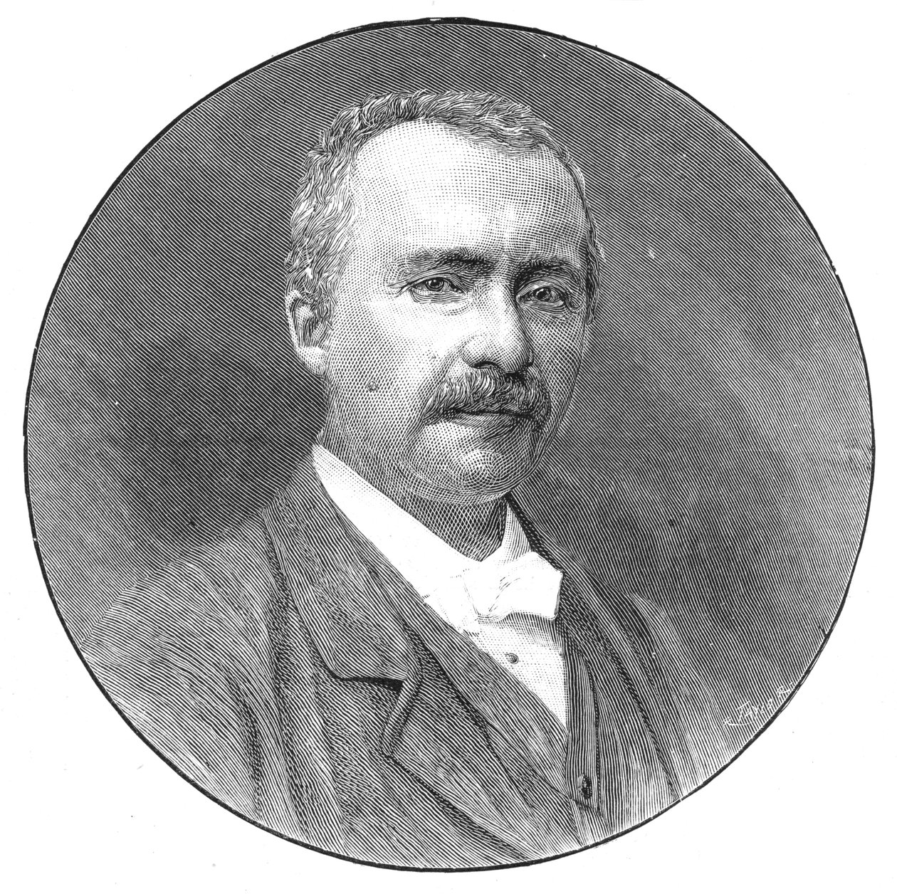 Heinrich Schliemann，德国考古学家，1891年 作者 不明