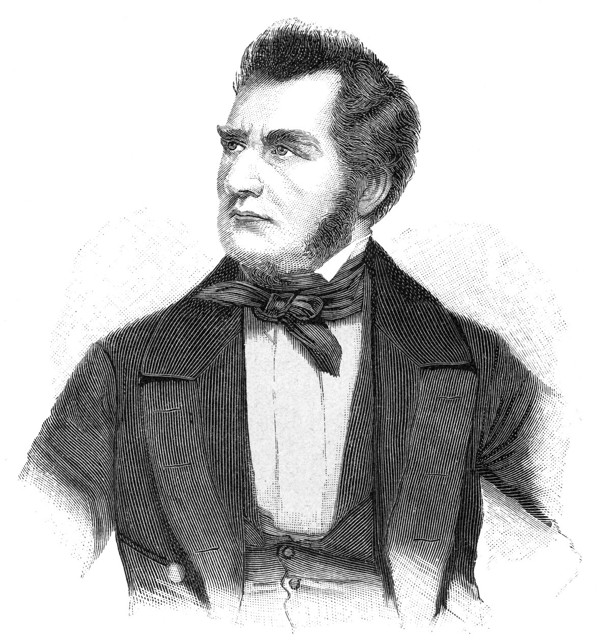 海因里希·冯·加格纳（Heinrich von Gagern），1799-1880年的政治家，主张德国统一，1900年 作者 不明