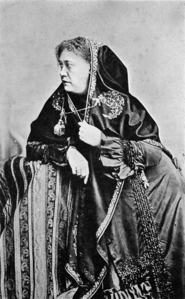Helena Petrovna Blavatsky，出生于俄罗斯的美国神学家，1875年 作者 不明