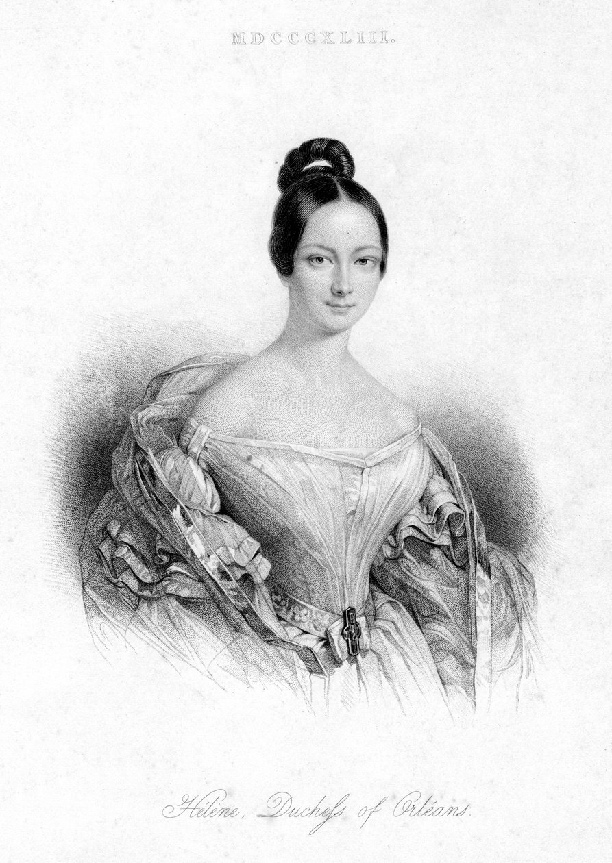 海伦·路易丝·伊丽莎白，奥尔良公爵夫人，1843年 作者 不明