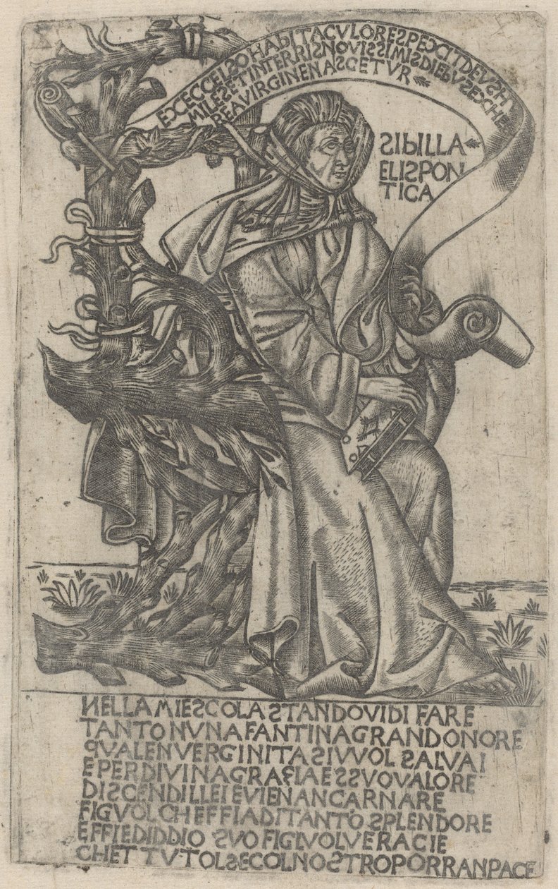 Hellespontine Sibyl，15世纪初。 作者 不明