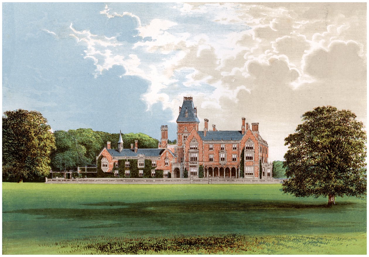肯特郡Staplehurst附近的Hemsted公园，克兰布鲁克子爵的故乡，建于1880年 作者 不明