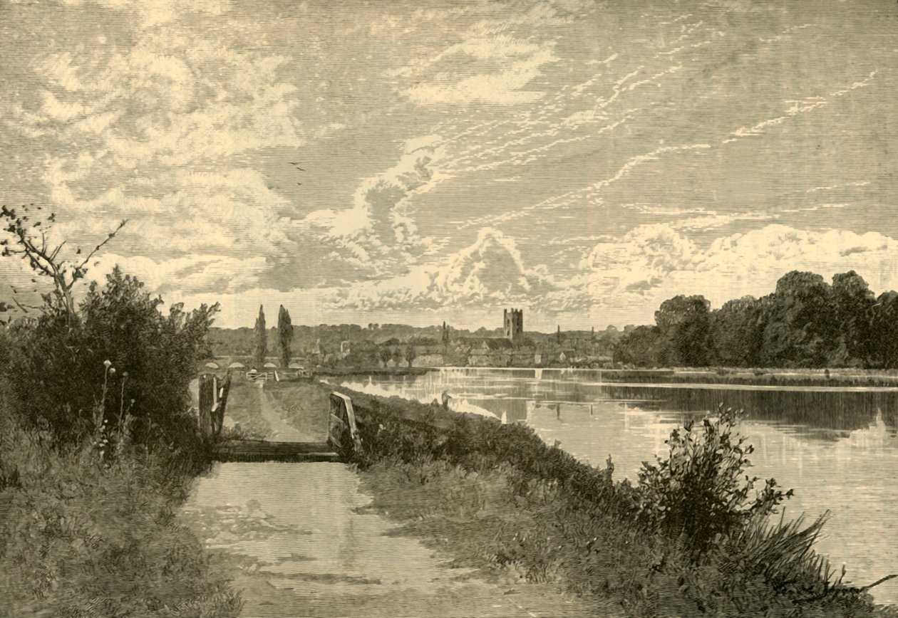 泰晤士河畔亨利（Henley-on-Thames），1898年。 作者 不明