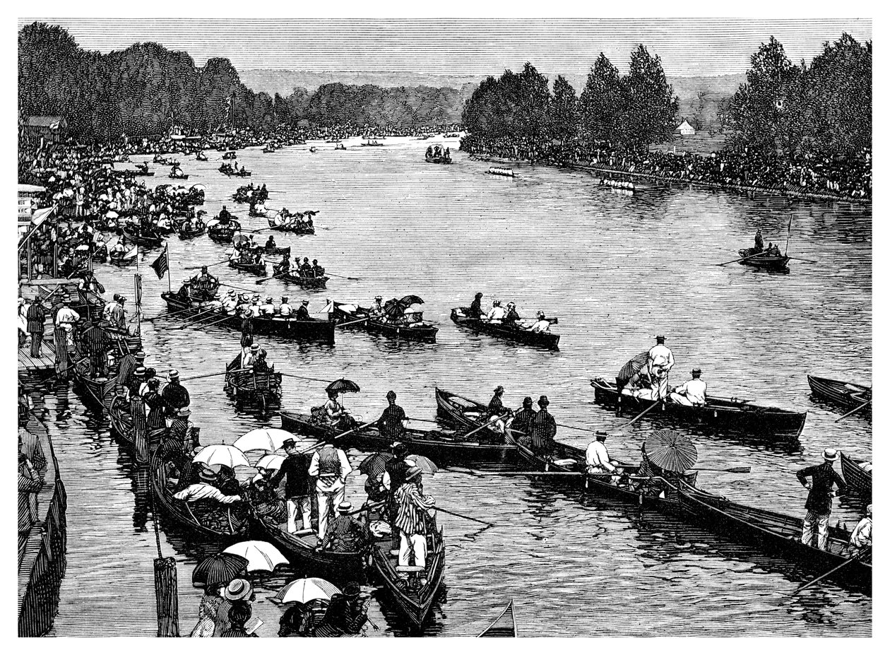 亨利·里加塔（Henley Regatta），牛津郡，1882年 作者 不明
