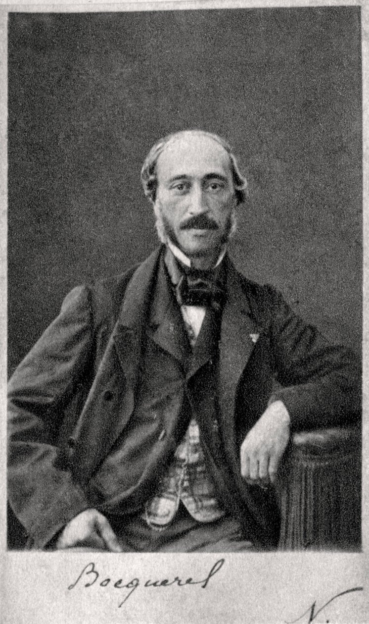 19世纪末或20世纪初，法国物理学家亨利·贝克勒尔（Henri Becquerel） 作者 不明
