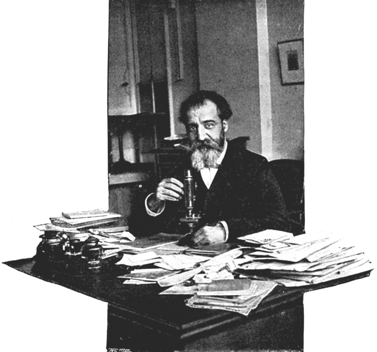 亨利·莫桑（Henri Moissan），法国化学家，1900年 作者 不明