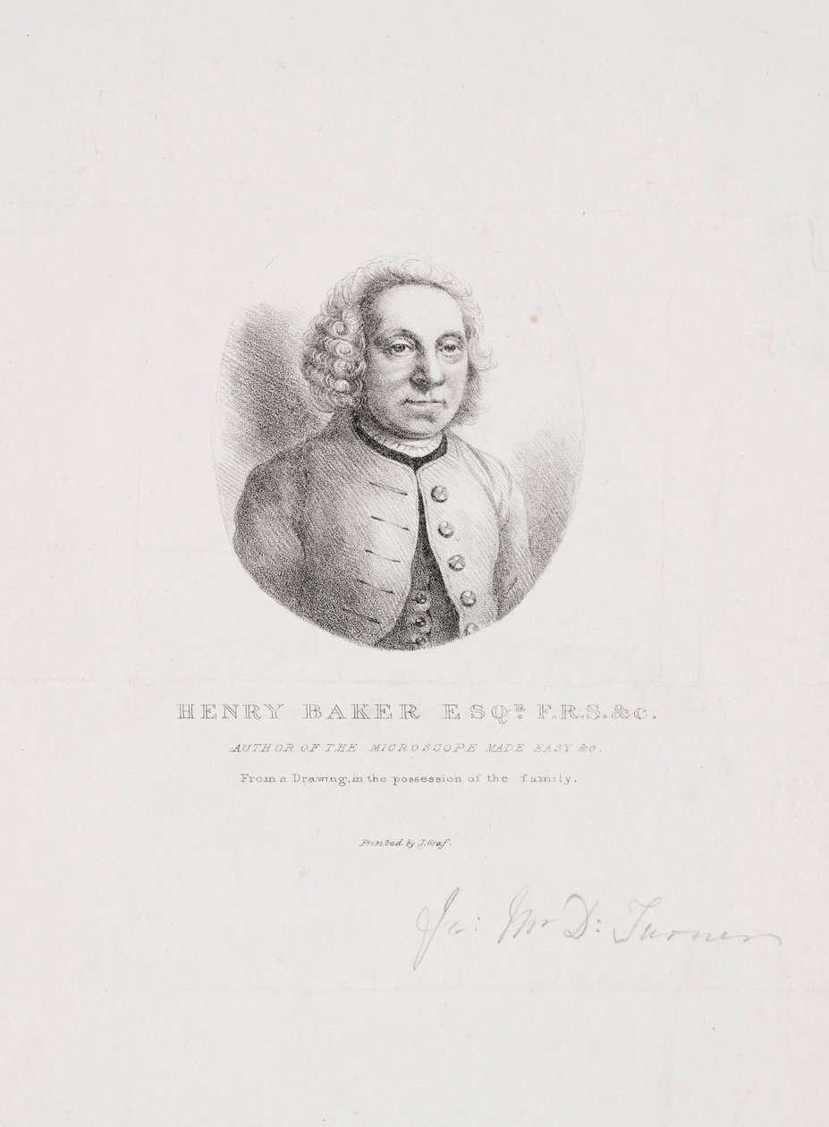 Henry Baker, naturalist 作者 不明