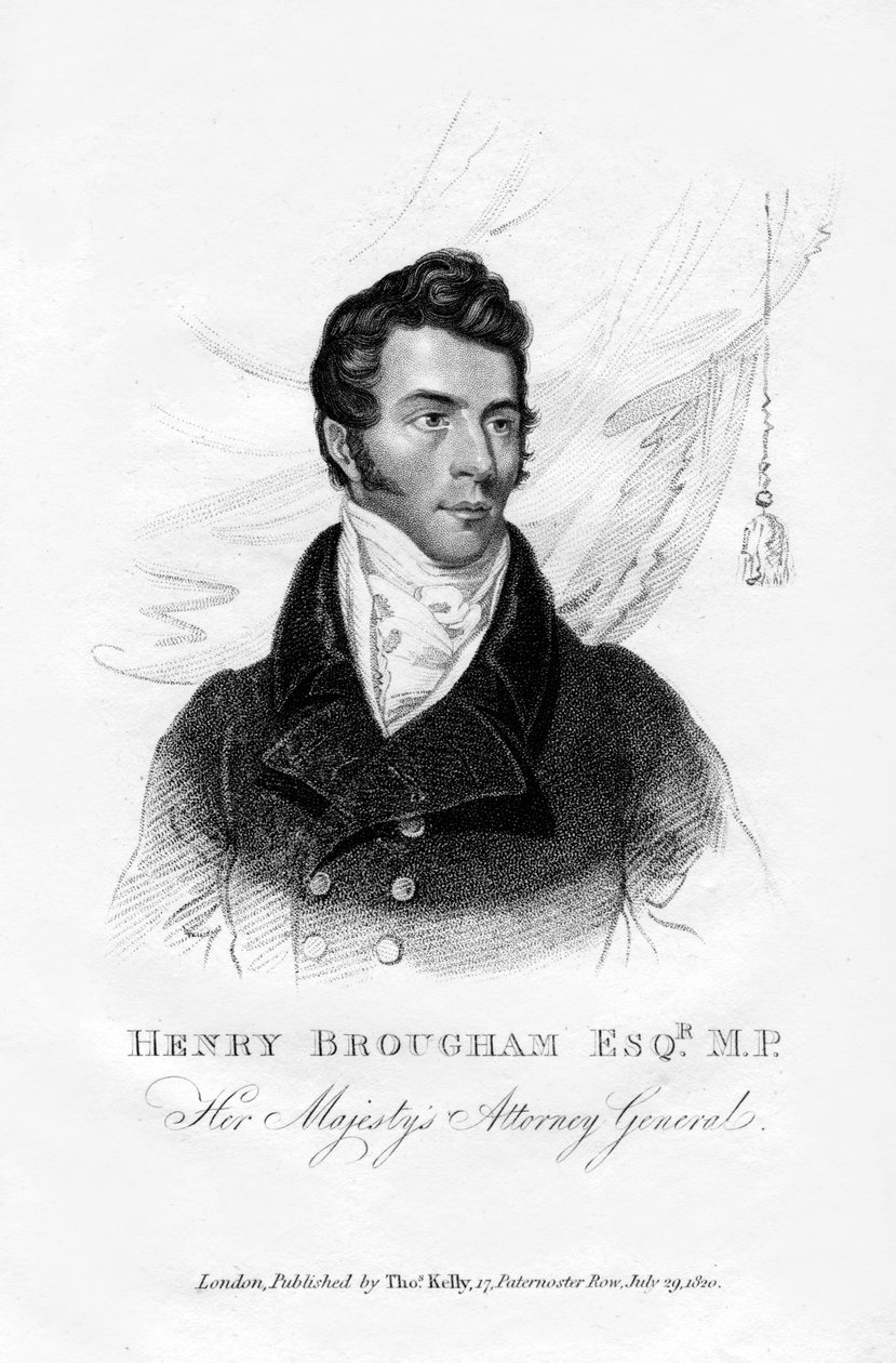 总检察长亨利·布洛汉（Henry Brougham），1820年 作者 不明