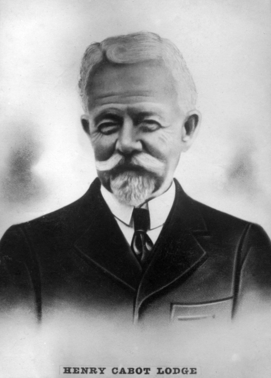 亨利·卡伯特·斯利姆·洛奇（Henry Cabot Slim Lodge），1850-1924年，美国共和党参议员和历史学家，c1910年 作者 不明