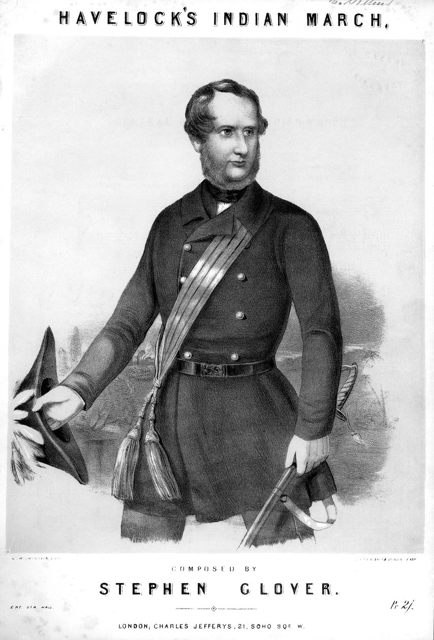 亨利·哈夫洛克（Henry Havelock），英国士兵，c1857 作者 不明