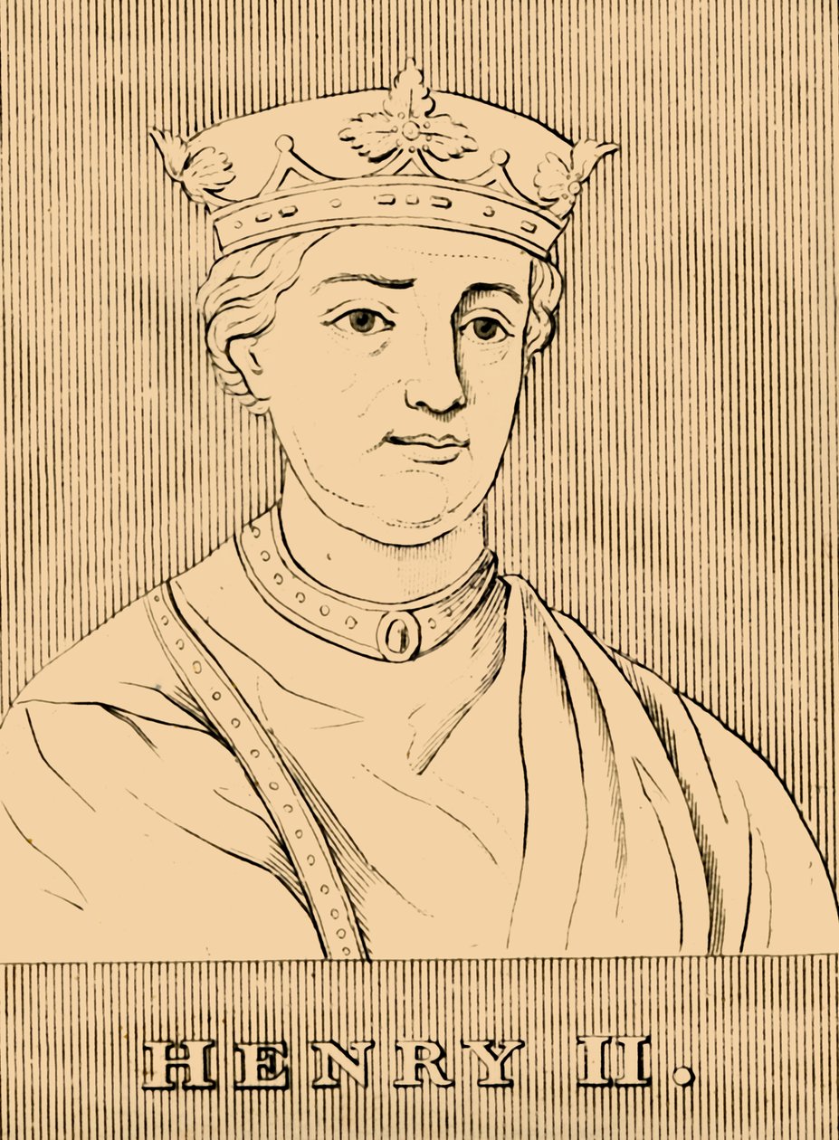 亨利二世（Henry II），1133年至1189年，1830年。 作者 不明