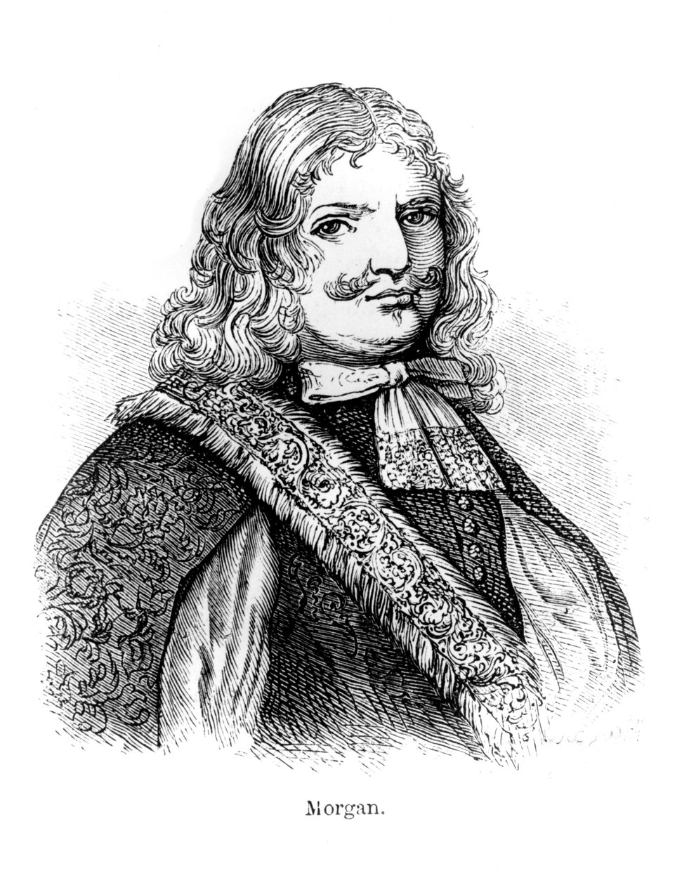 亨利·摩根（Henry Morgan），17世纪，威尔士海盗，1873年 作者 不明