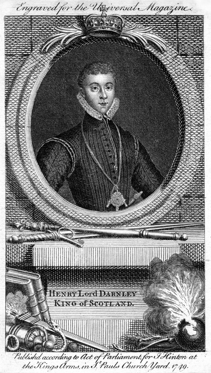 亨利·斯图尔特（Henry Stuart），达恩利勋爵（Lord Darnley），苏格兰女王玛丽（Mary）的第二任丈夫，1749年 作者 不明
