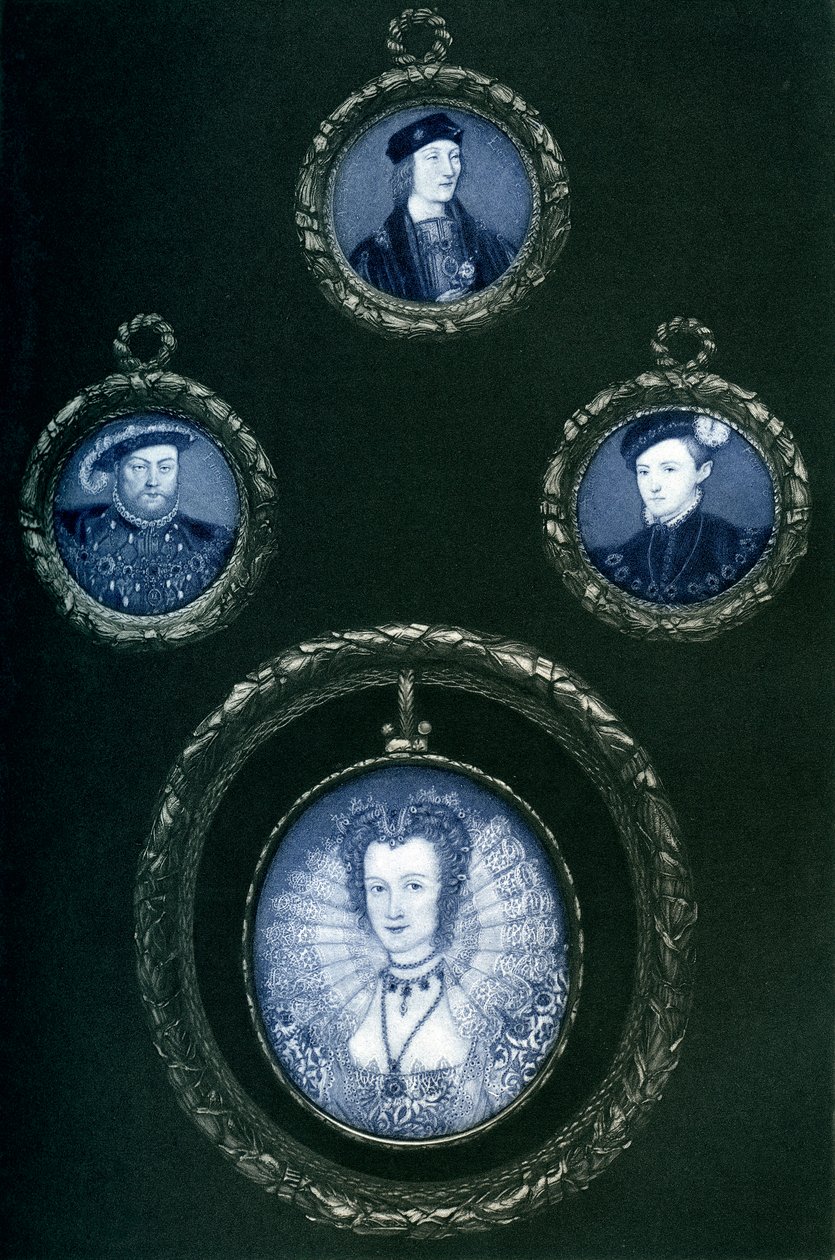 亨利七世，亨利八世，爱德华六世，伊丽莎白一世，16世纪，1896年 作者 不明