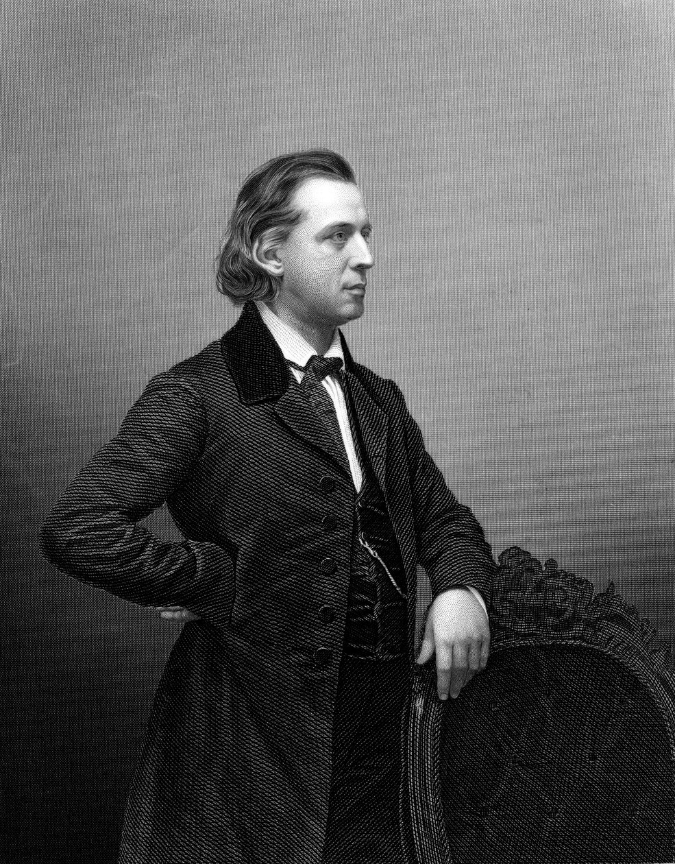 亨利·沃德·比彻（Henry Ward Beecher）1813-1887年，美国公理大臣，c1861 作者 不明