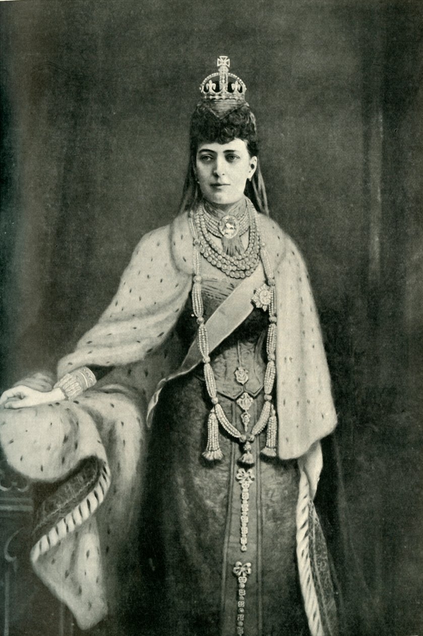 亚历山大女王je下，1902年。 作者 不明