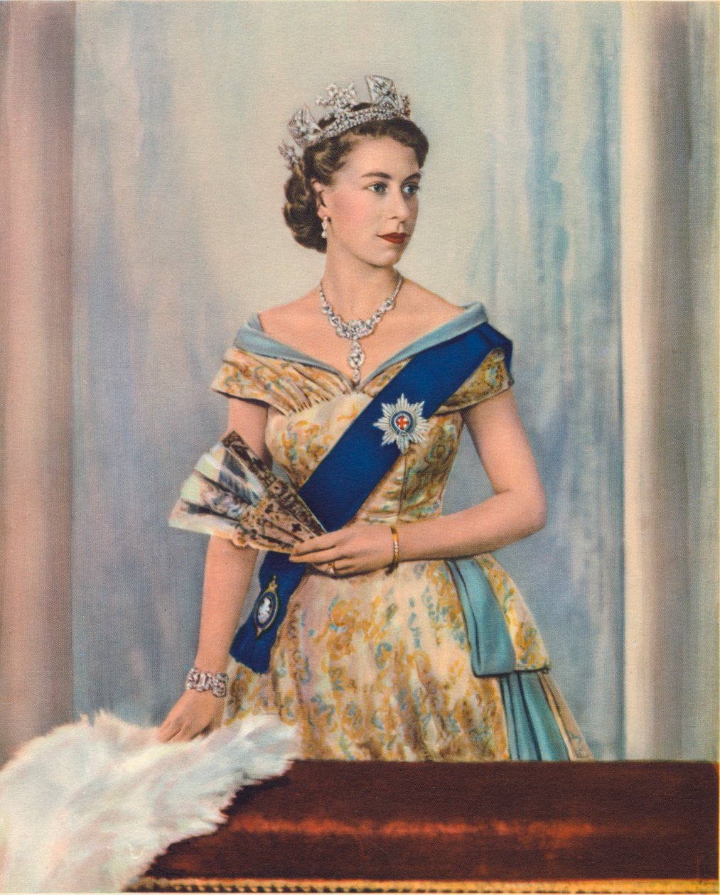 伊丽莎白二世女王je下，c1953 作者 不明