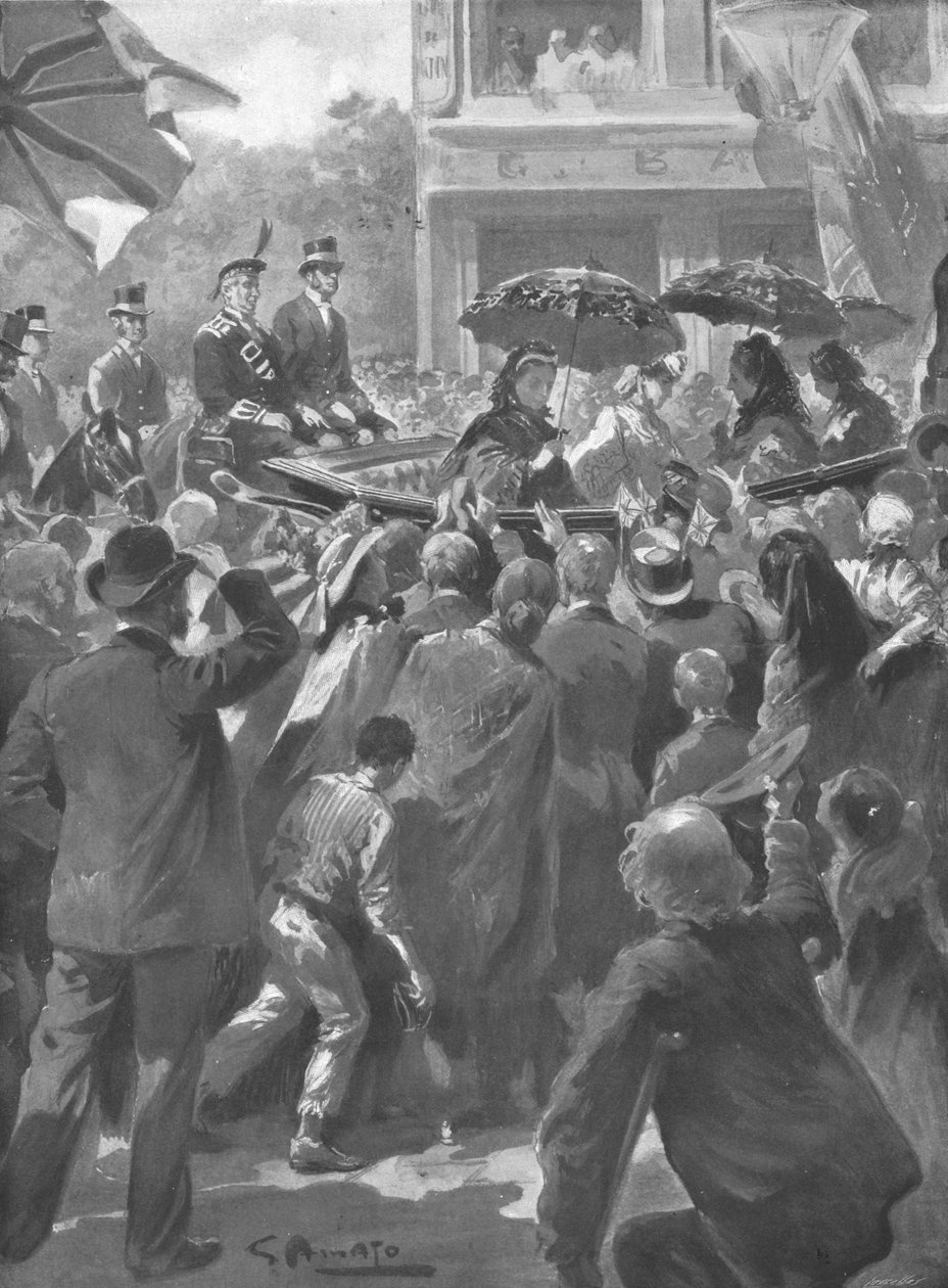 Ma下于1873年1月1901年访问伦敦东区。 作者 不明