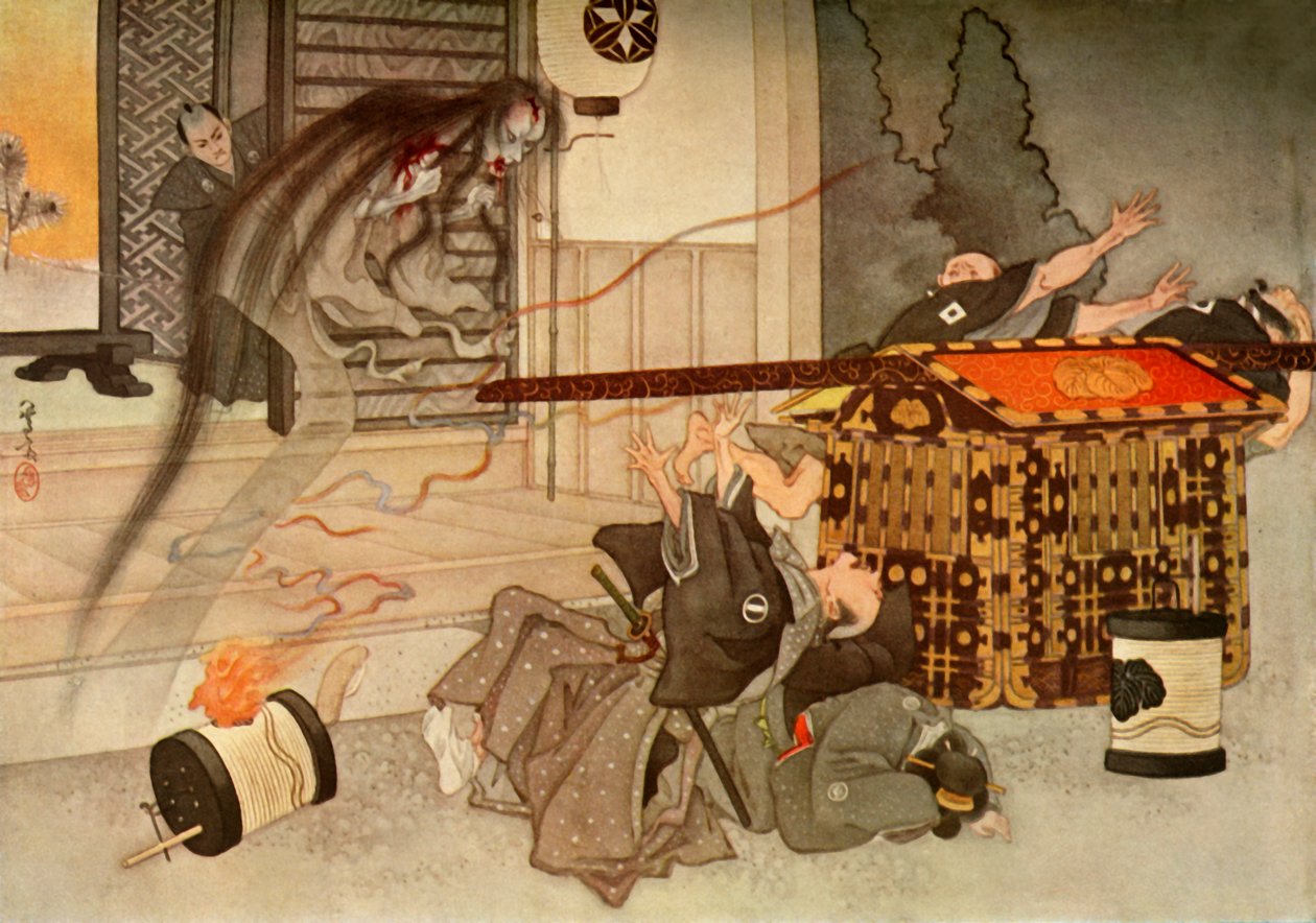 她的丑陋的脸和沾满鲜血的衣服……，1919年。 作者 不明