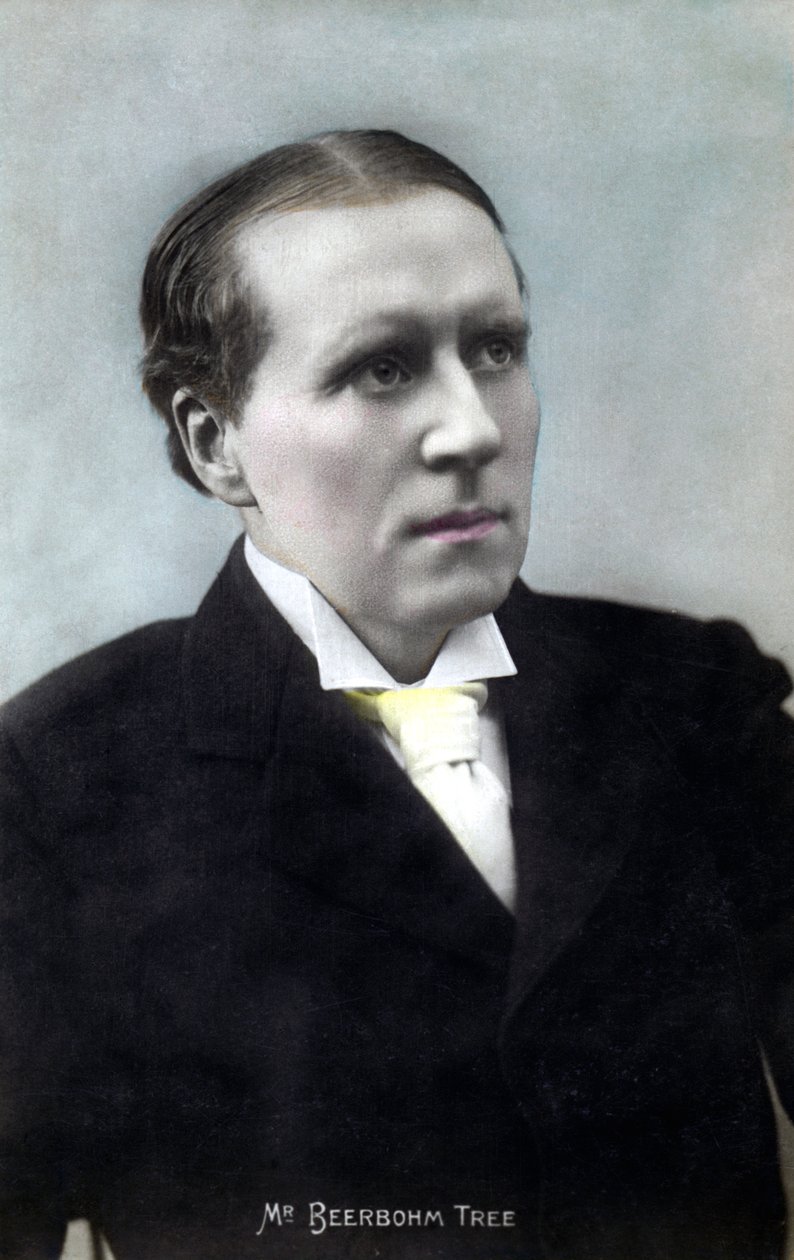 赫伯特·比伯姆（Herbert Beerbohm Tree）1852-1917年，英国演员和剧院经理，二十世纪初 作者 不明