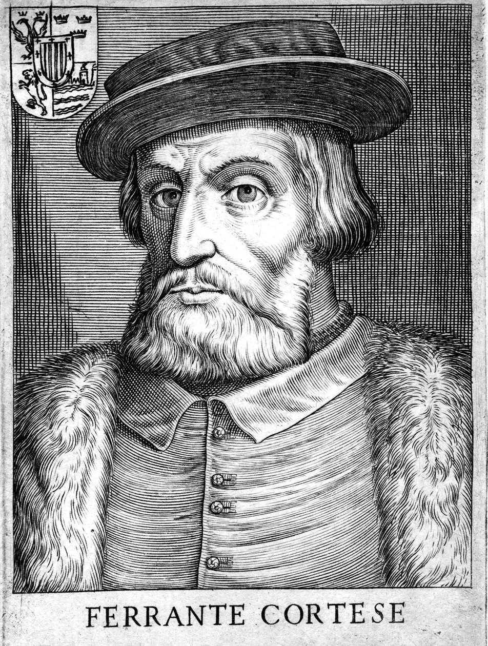 西班牙征服者埃尔南·科尔特斯（Hernan Cortes）1485-1547，征服了墨西哥 作者 不明