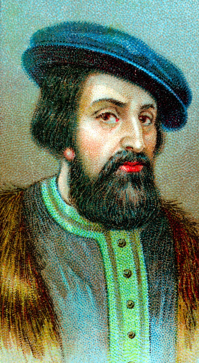 西班牙征服者埃尔南·科特斯（Hernan Cortes）1485-1547，征服了墨西哥 作者 不明