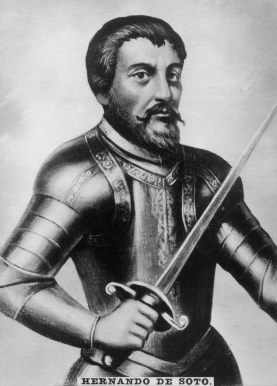 埃尔南多·德索托（Hernando de Soto），1496-1542，1920年代 作者 不明