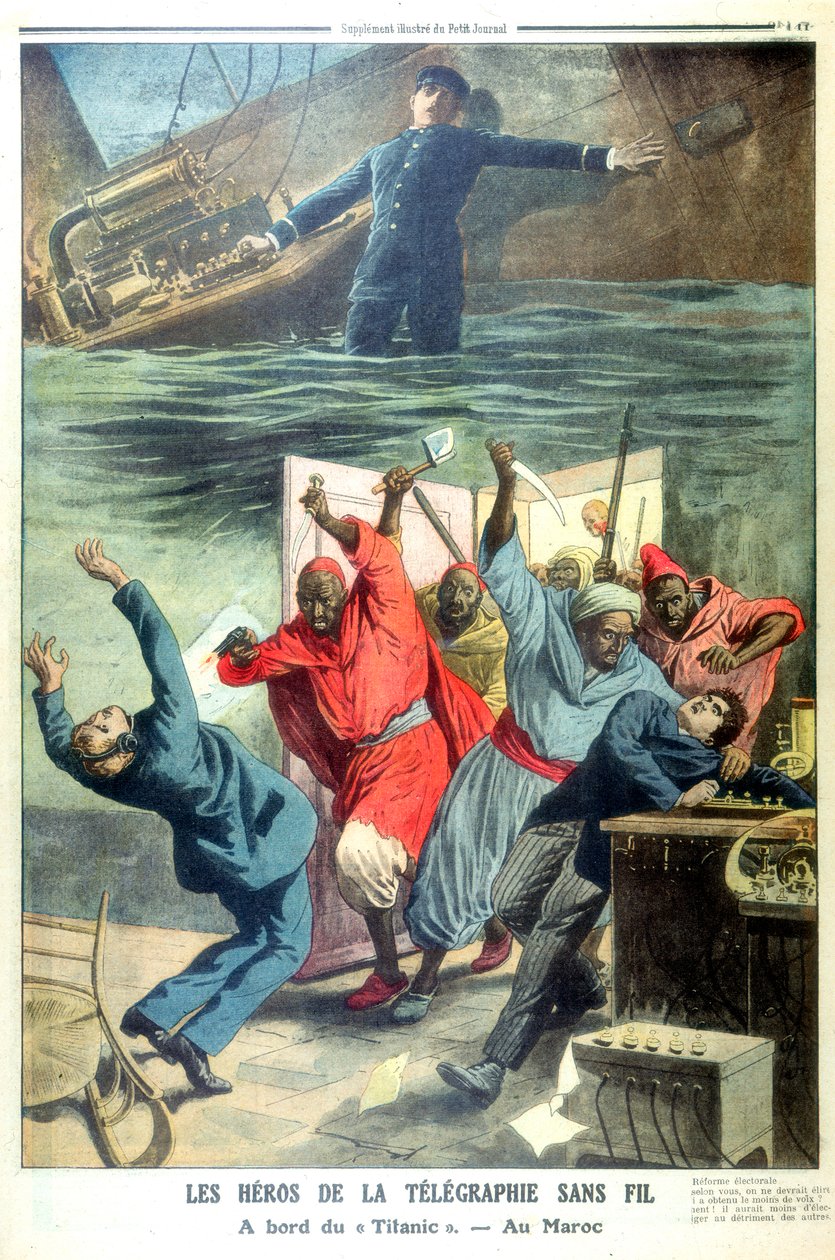 英勇的无线运营商，1912年 作者 不明