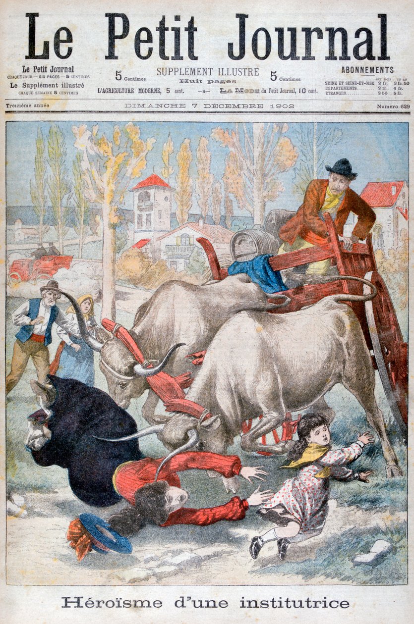 教师的英雄主义，1902年 作者 不明