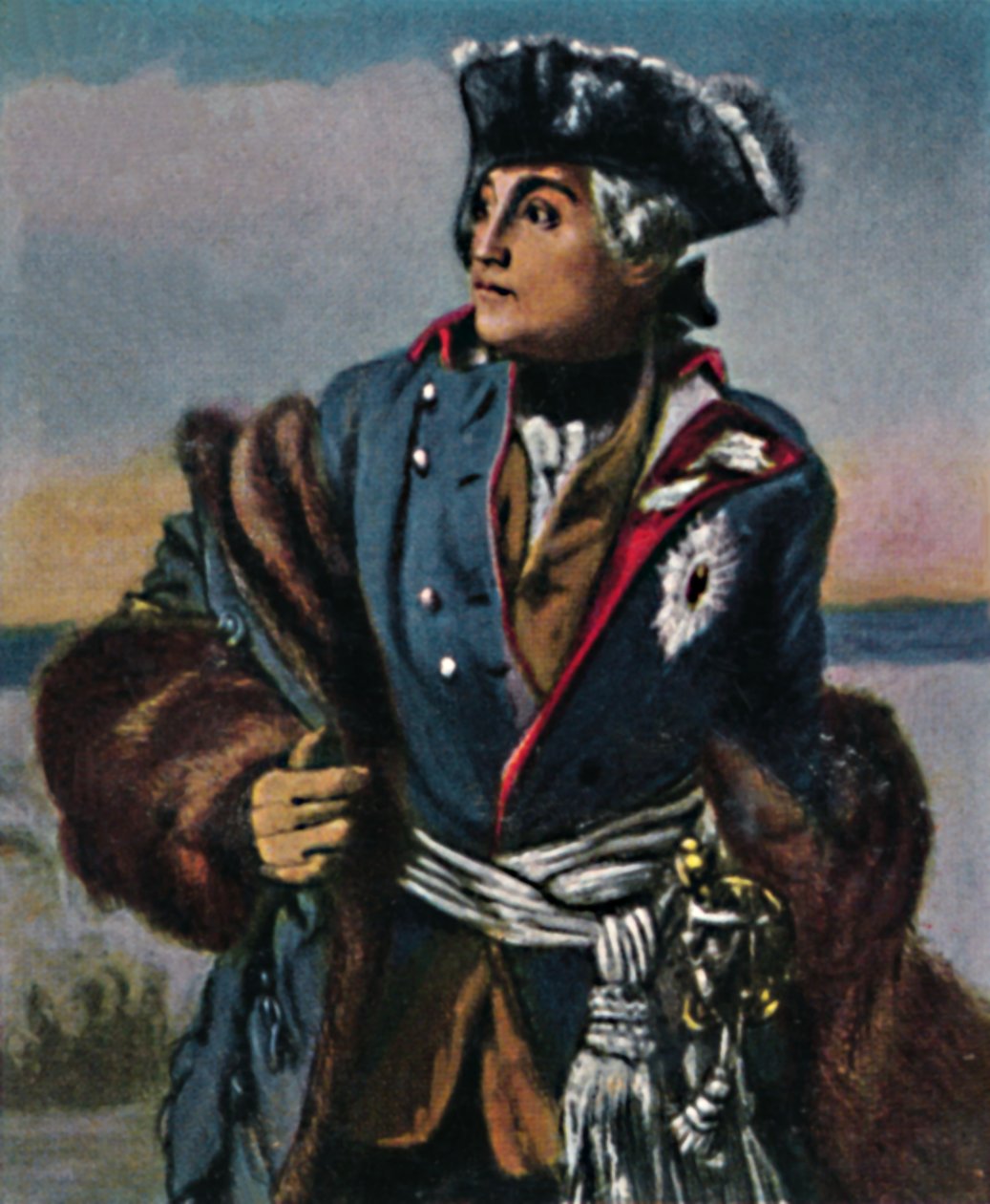 符腾堡州的欧根公爵（1758-1822）。 -Menzel绘画，1934年。 作者 不明