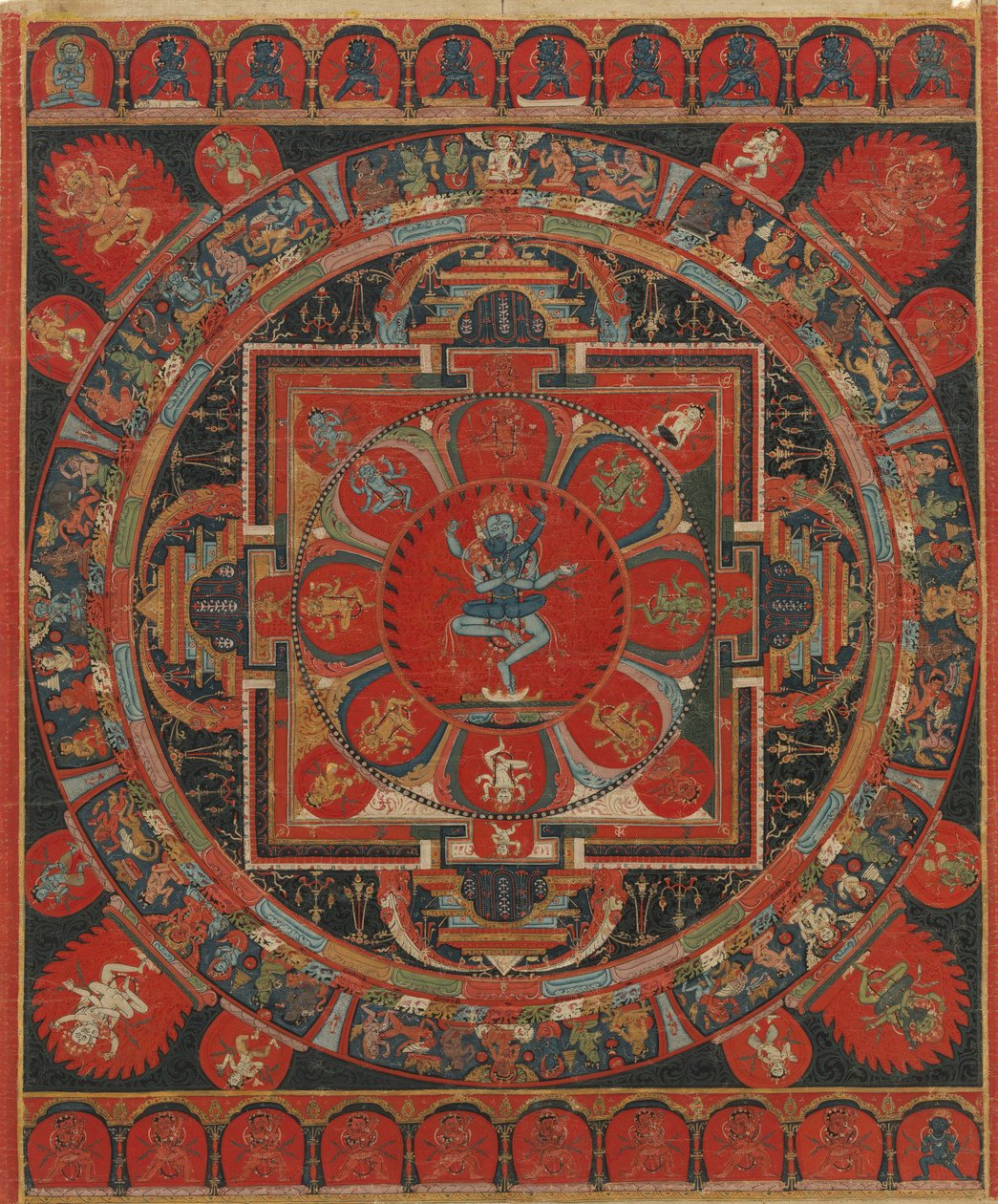 Hevajra Mandala，15世纪。 作者 不明