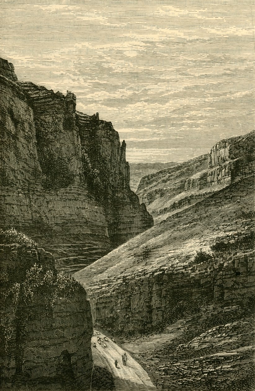 切达（Cheddar）的高岩石（High Rock），1898年。 作者 不明