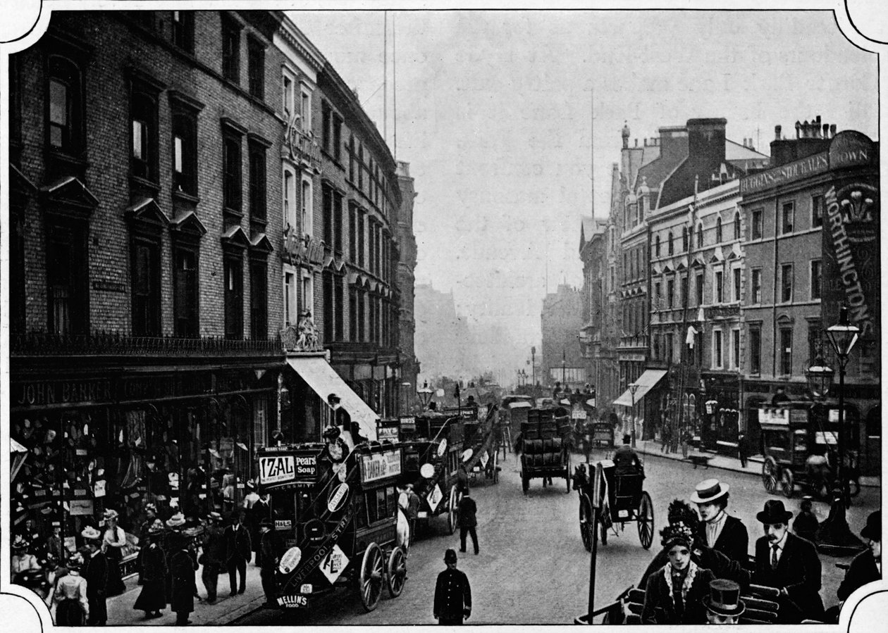 伦敦肯辛顿大街（High Street），约建于1901年（1901年） 作者 不明