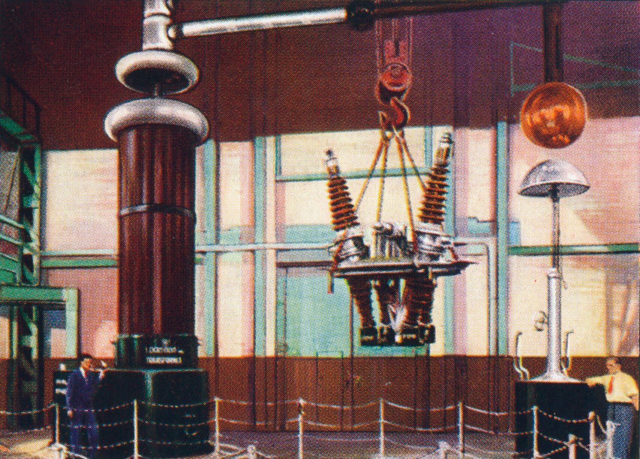 高压测试室，1938年 作者 不明