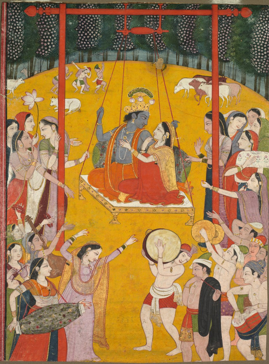 Hindola Raga，c。 1790-1800。 作者 不明