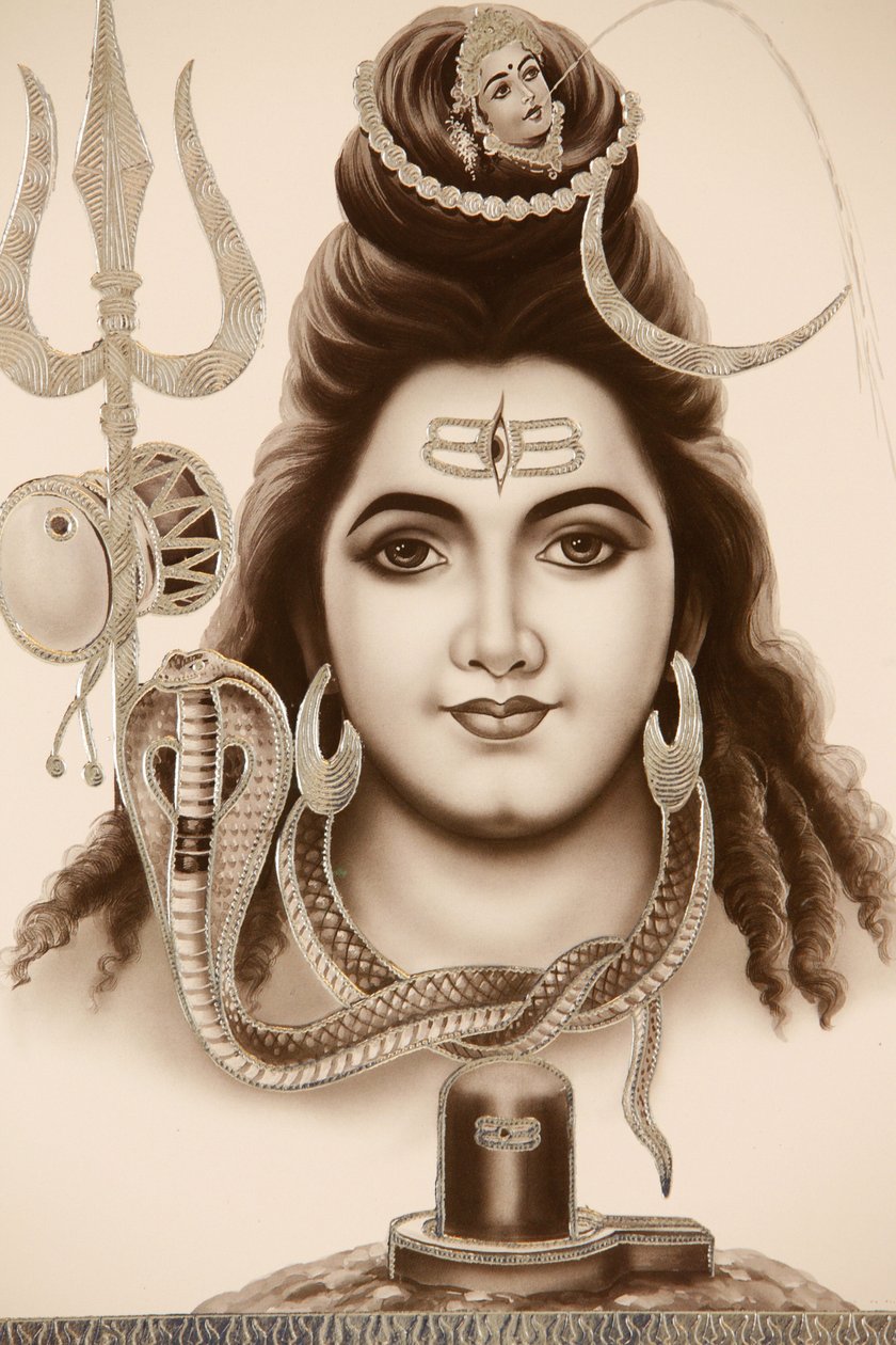 Hindu god Shiva, , India 作者 不明