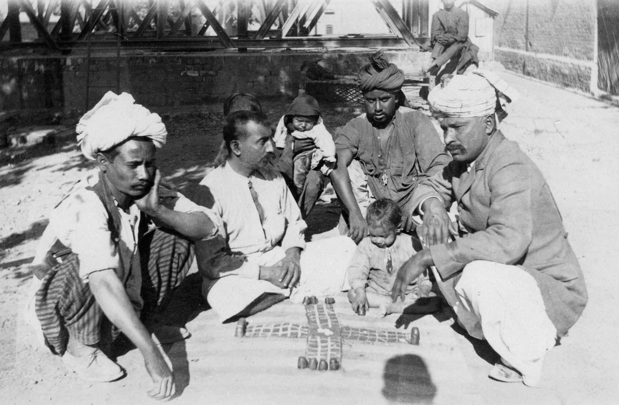 印度印度人赌博，1916-1917年 作者 不明