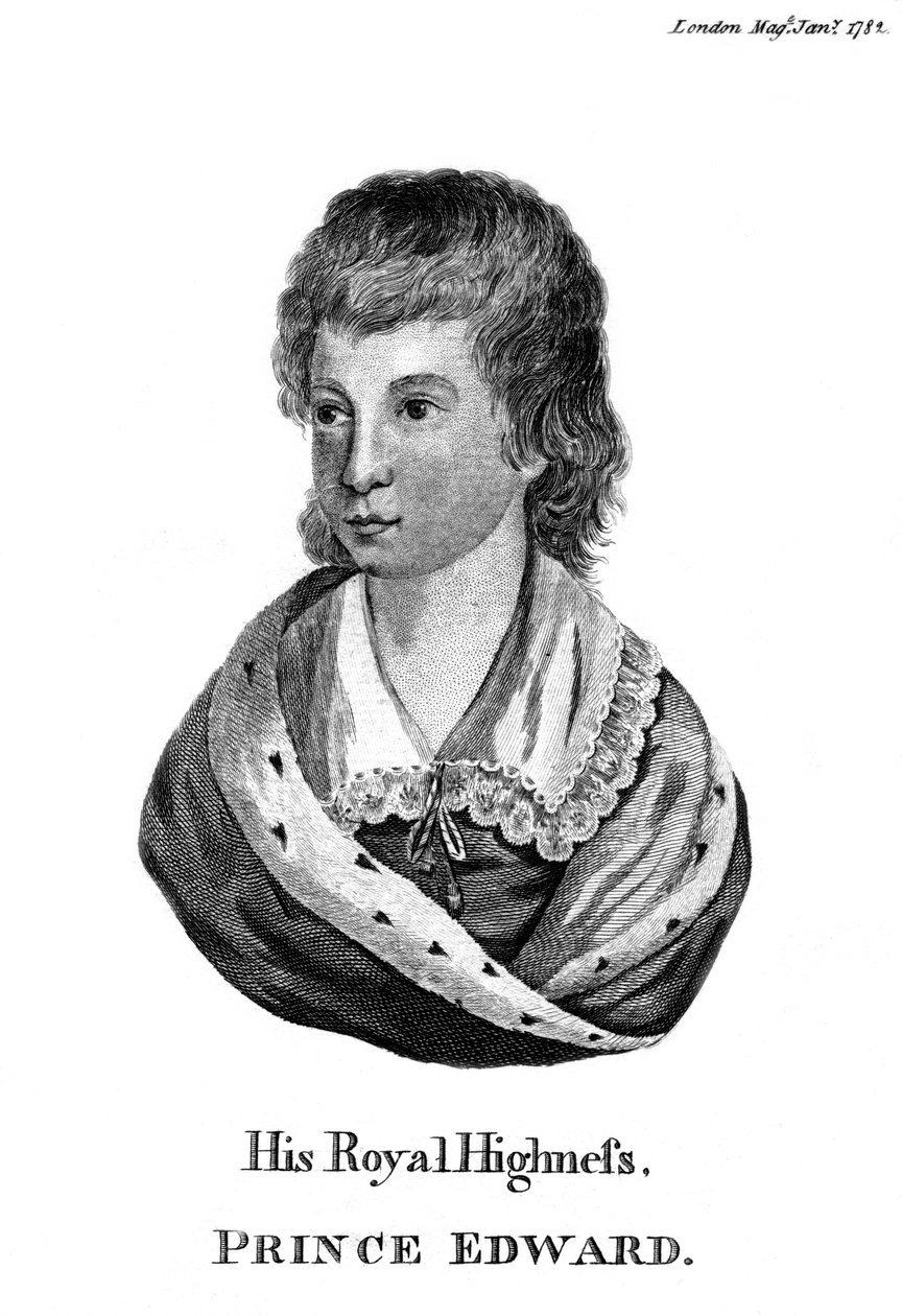 爱德华王子殿下，1782年 作者 不明