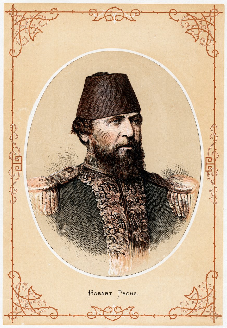 霍巴特·帕恰（Hobart Pacha），英国海军军官兼土耳其海军顾问，c1880年 作者 不明