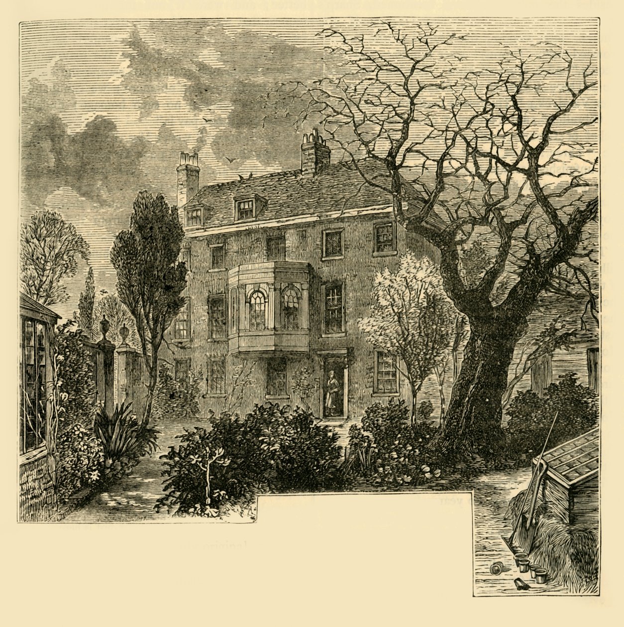 霍加斯故居（Hogarths House），建于1878年。 作者 不明